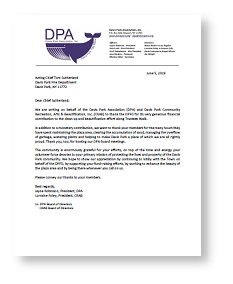 DPA Letter drop shadow